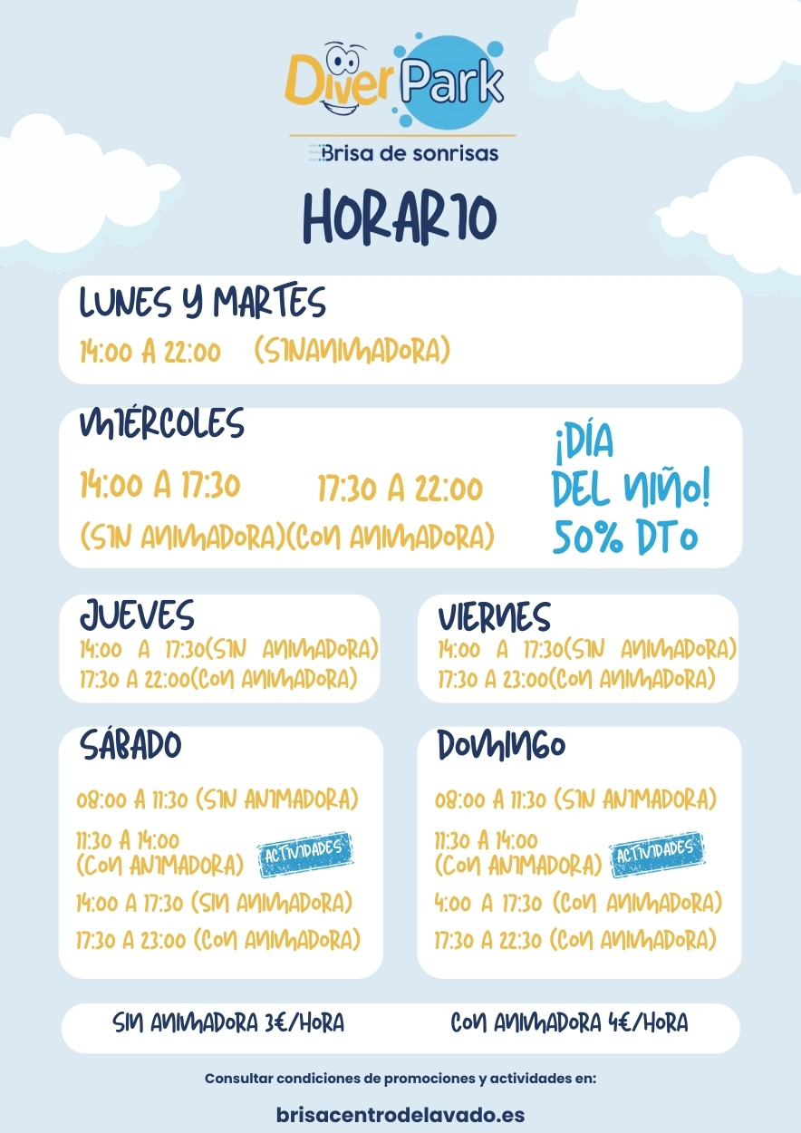 horario parque bolas tomelloso